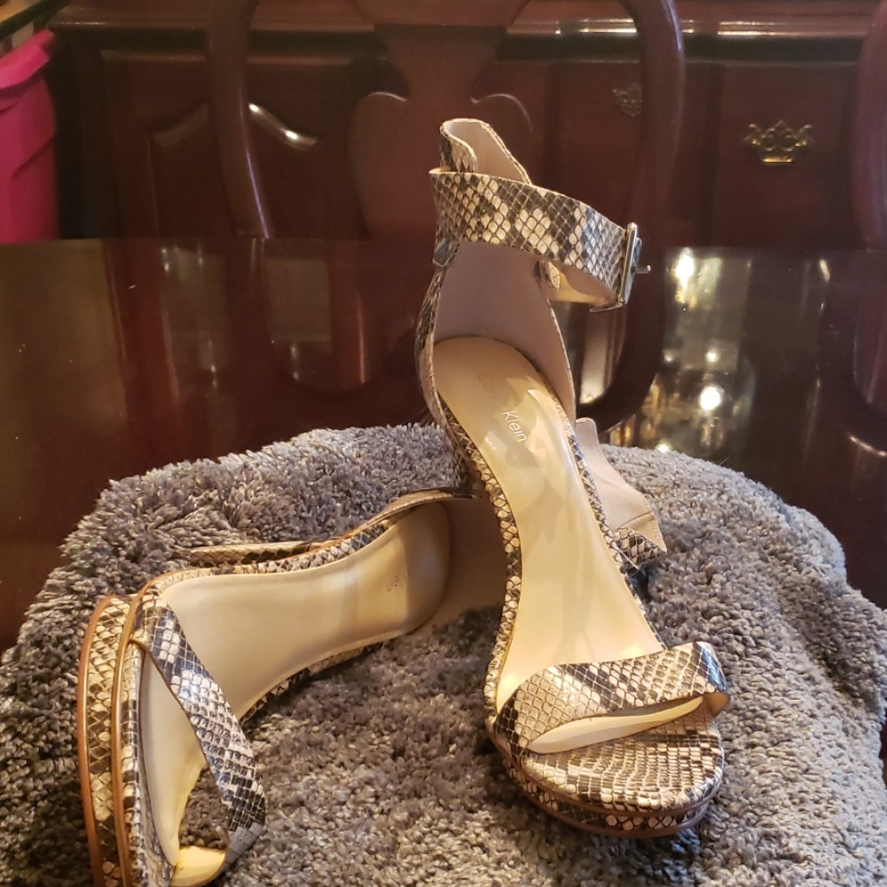 Nine West Snakeskin Sandals